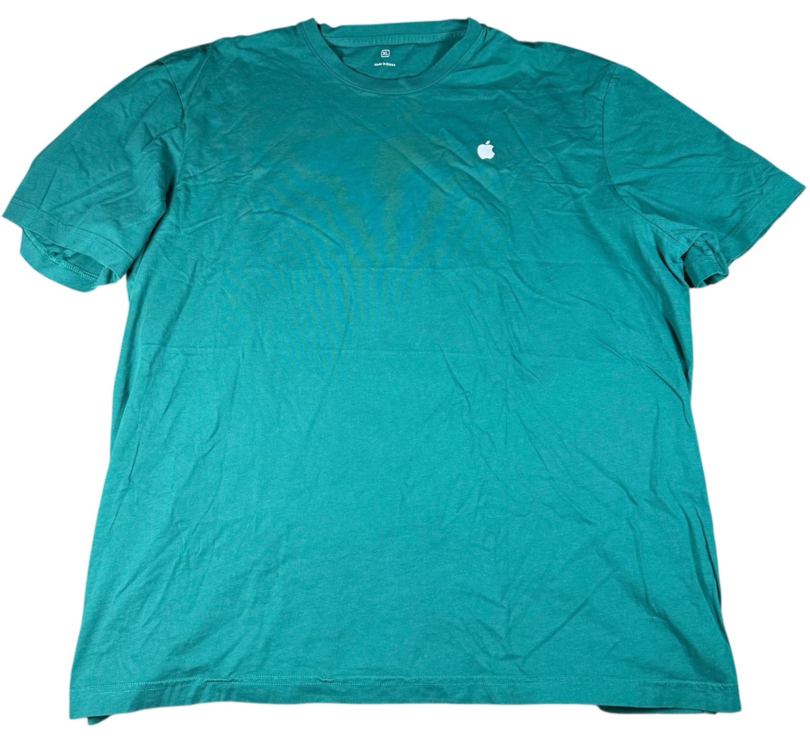 Apple Store Employee Rare Uniform T-Shirt Logo Green Shirt Mens XL