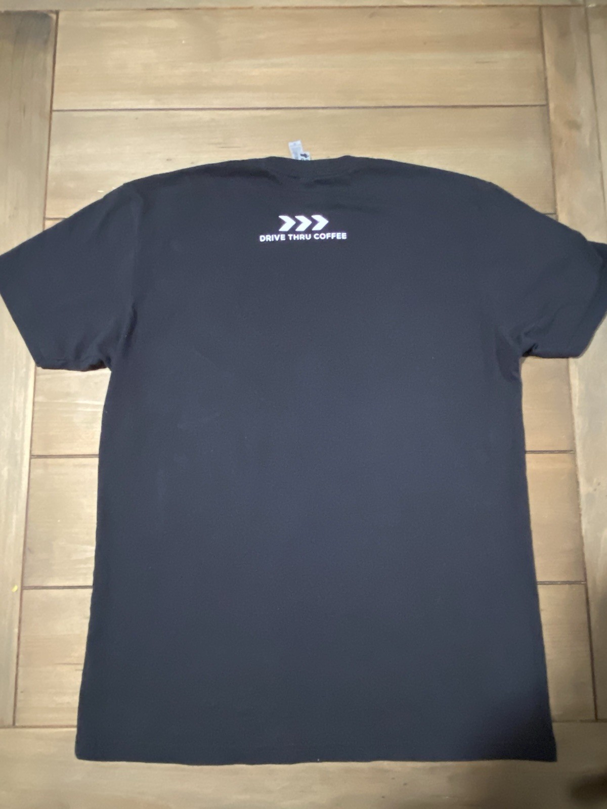 Seven 7 Brew Drive Thru Coffee 7B Black T-Shirt Classic Logo Adult Sz MED