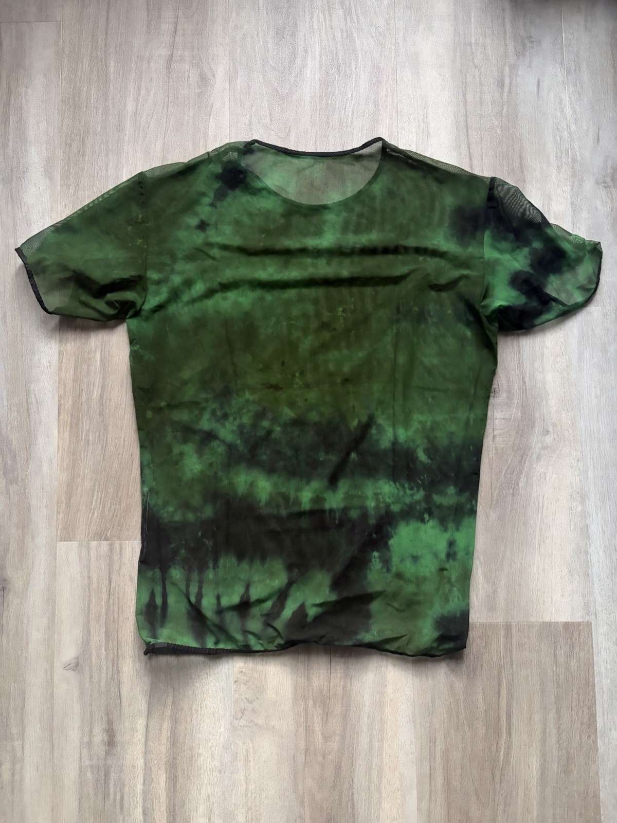 Issey Miyake Men’s Archival Mesh Tie-dye Shirt Size Small 1996