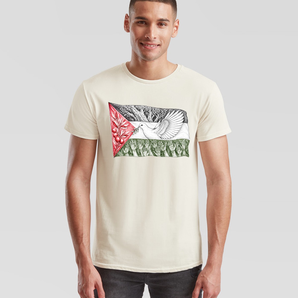 Free Palestine Unisex T Shirt Gaza Solidarity Activism Mens Womens Tee