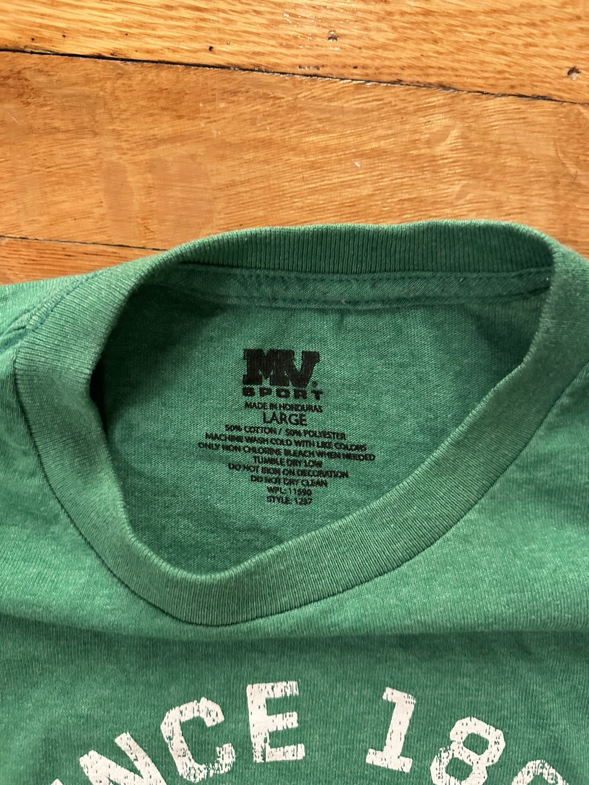 BRONX ZOO NEW YORK CITY NYC TEE T SHIRT Mens Large Green NY MV SPORT