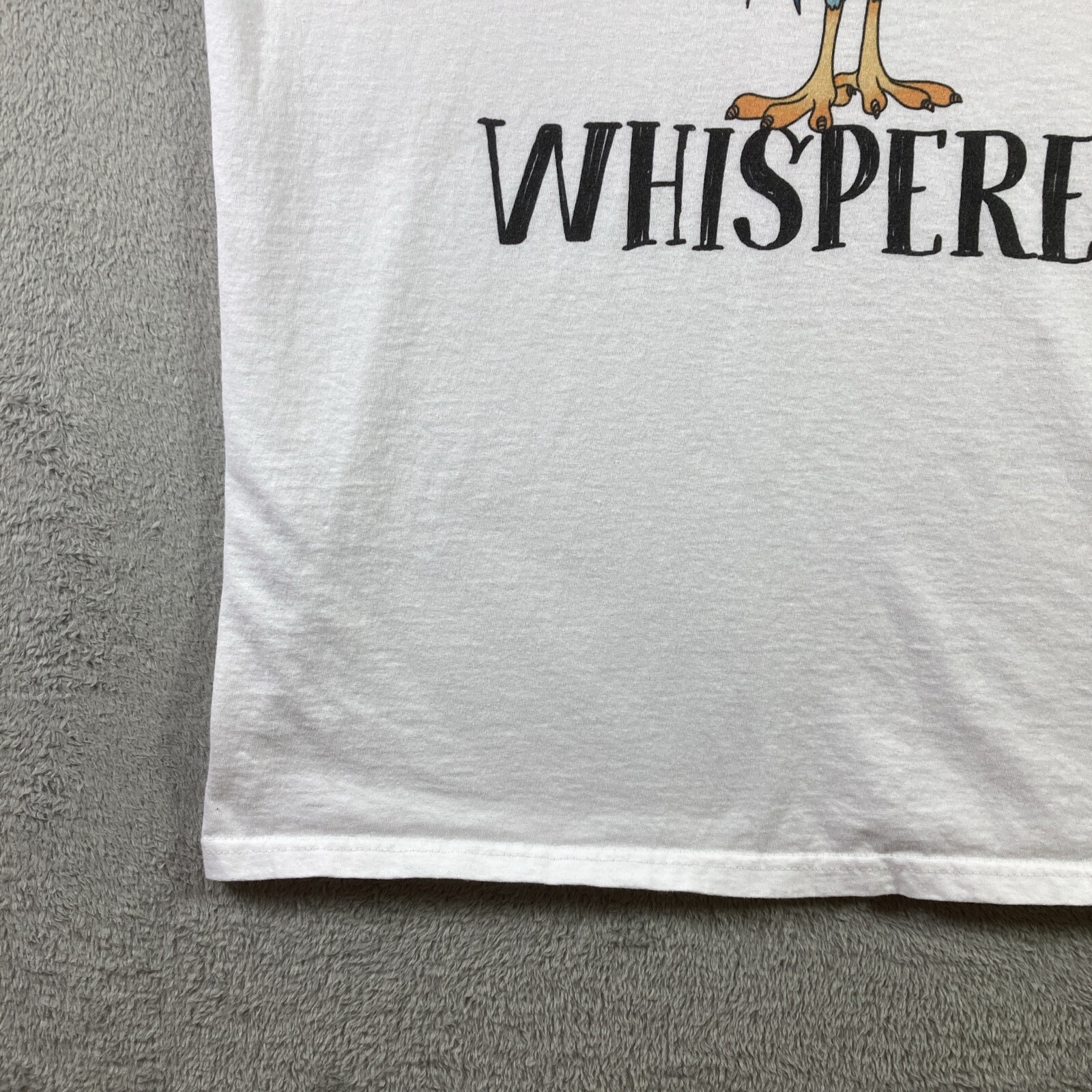 The Chicken Whisperer Shirt Adult Large White Graphic Funny Casual Work