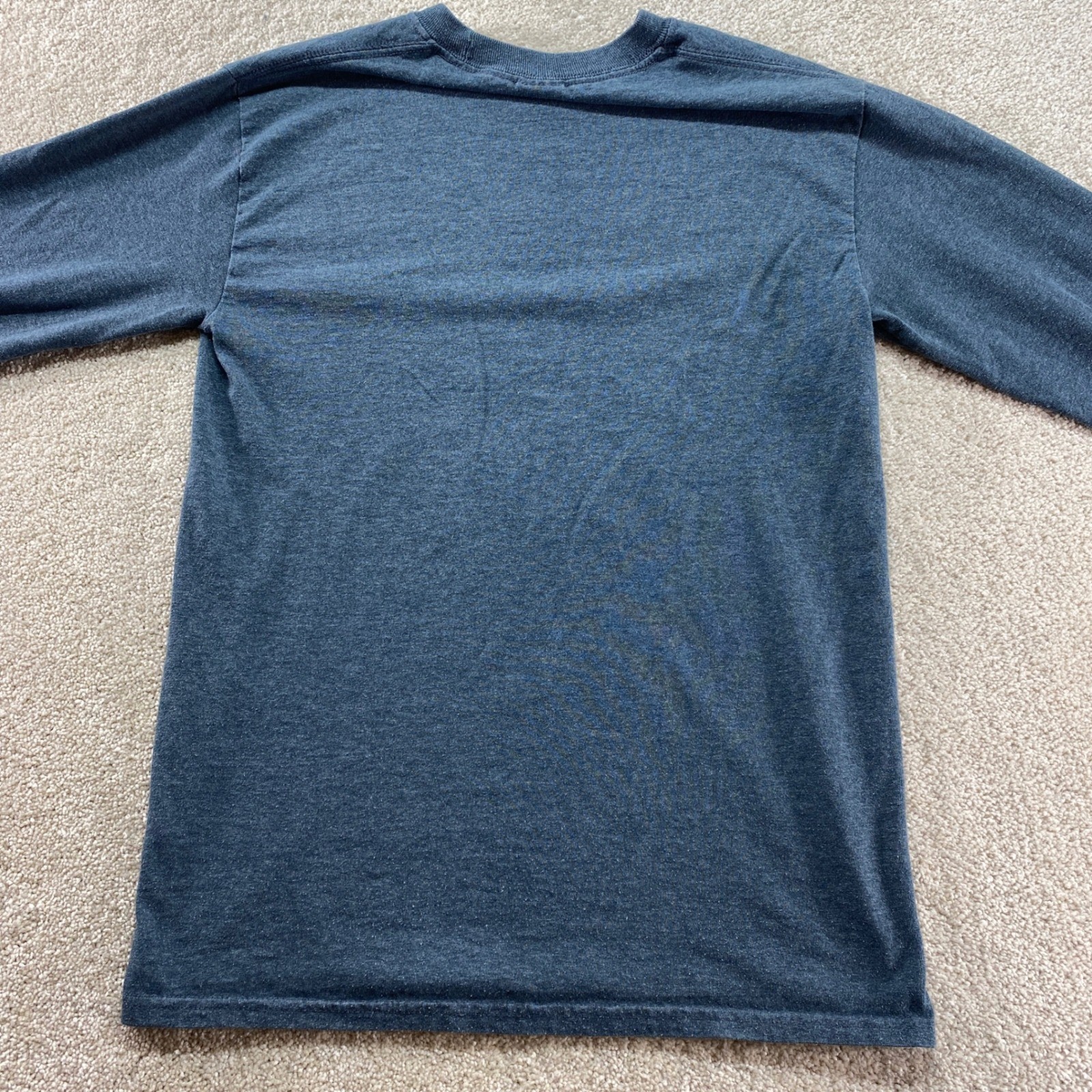 Gildan Long Sleeve Shirt Mens Small Charcoal Gray Glidden-Ralston Basketball
