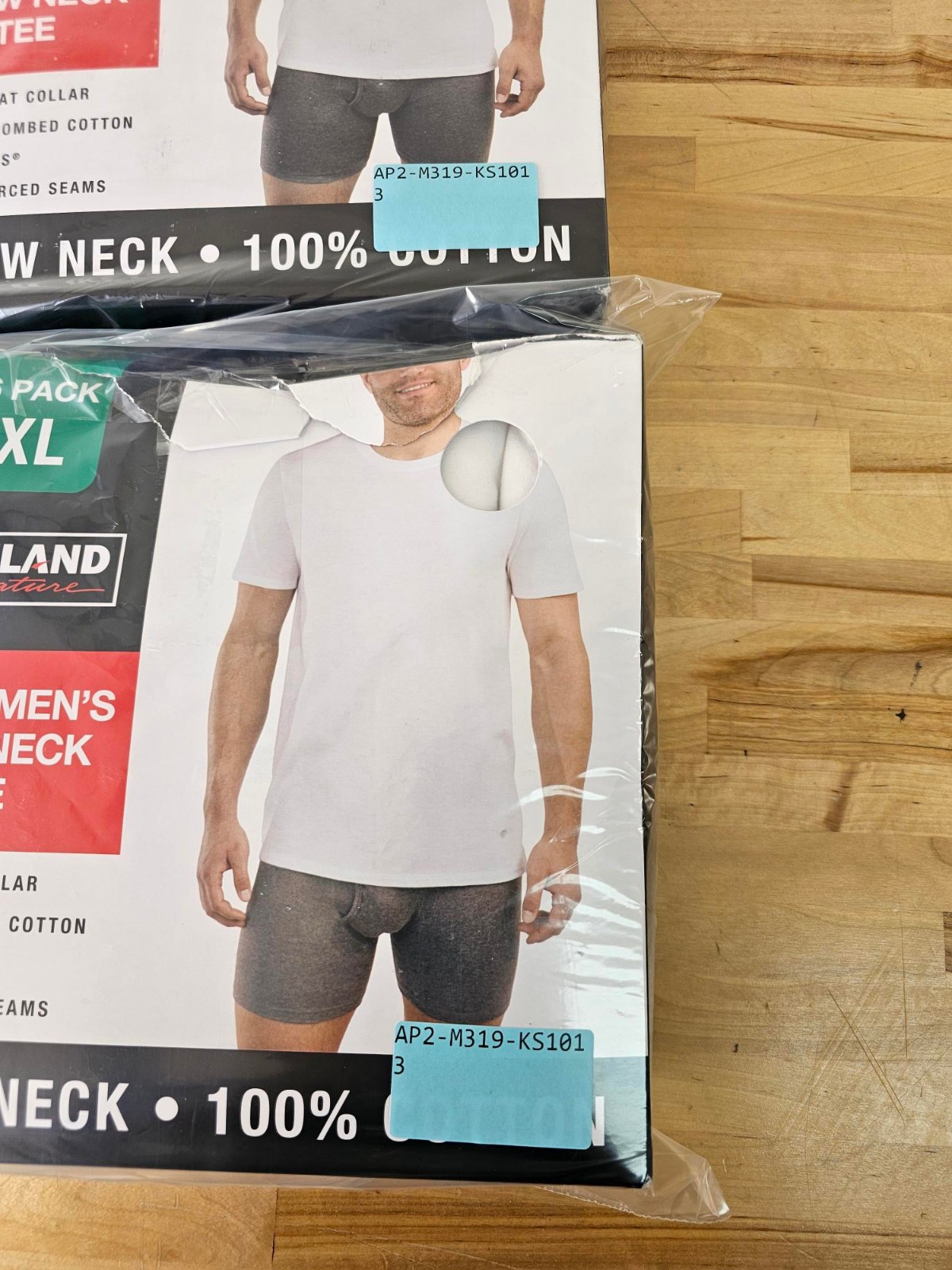 XL / X-LARGE WHITE – 6 PACK Kirkland Signature Men’s Cotton Crew Neck T-Shirts
