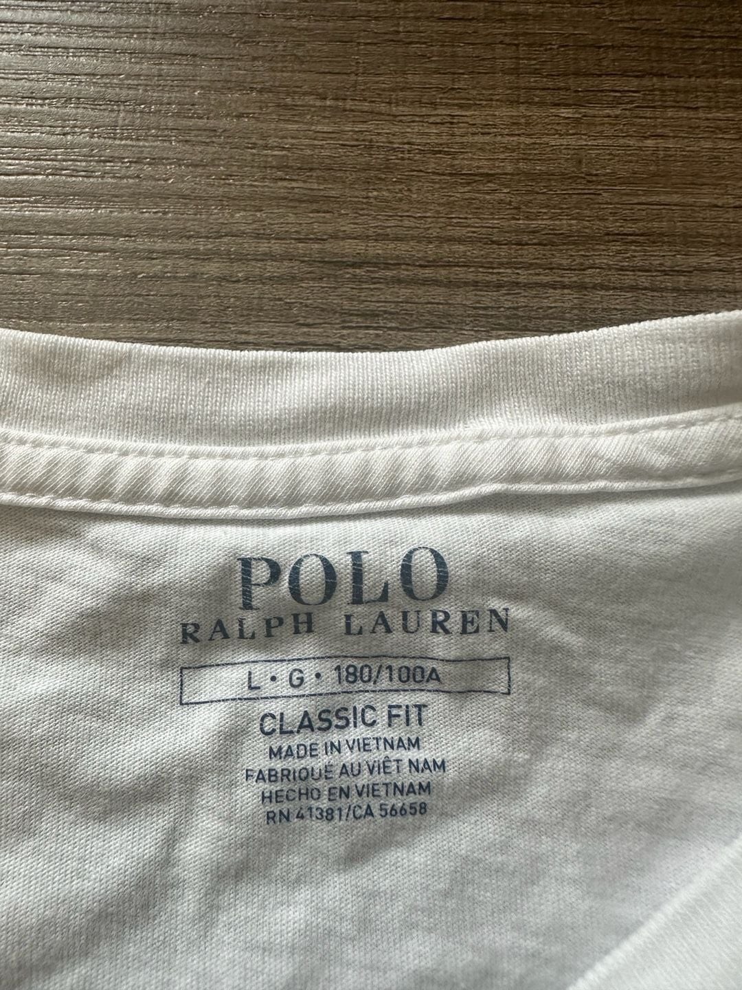Polo Ralph Lauren Men’s Classic Fit Jersey Crewneck Pocket T-Shirt