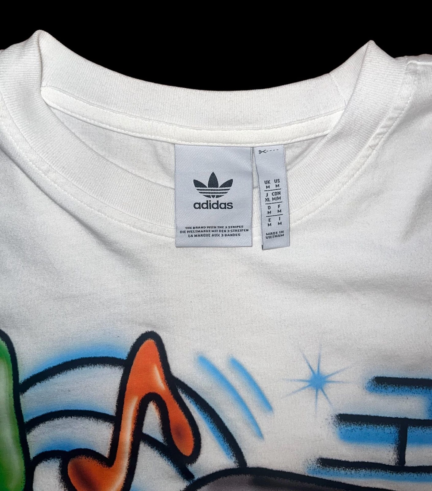 Adidas Originals Airbrush Graffiti Street Tee
