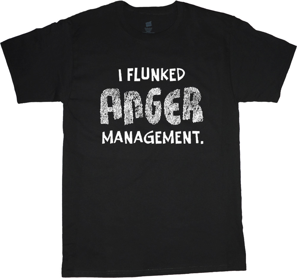 Funny Saying Anger Management T-shirt Men’s Graphic Tee Sarcasm Sarcastic Humor
