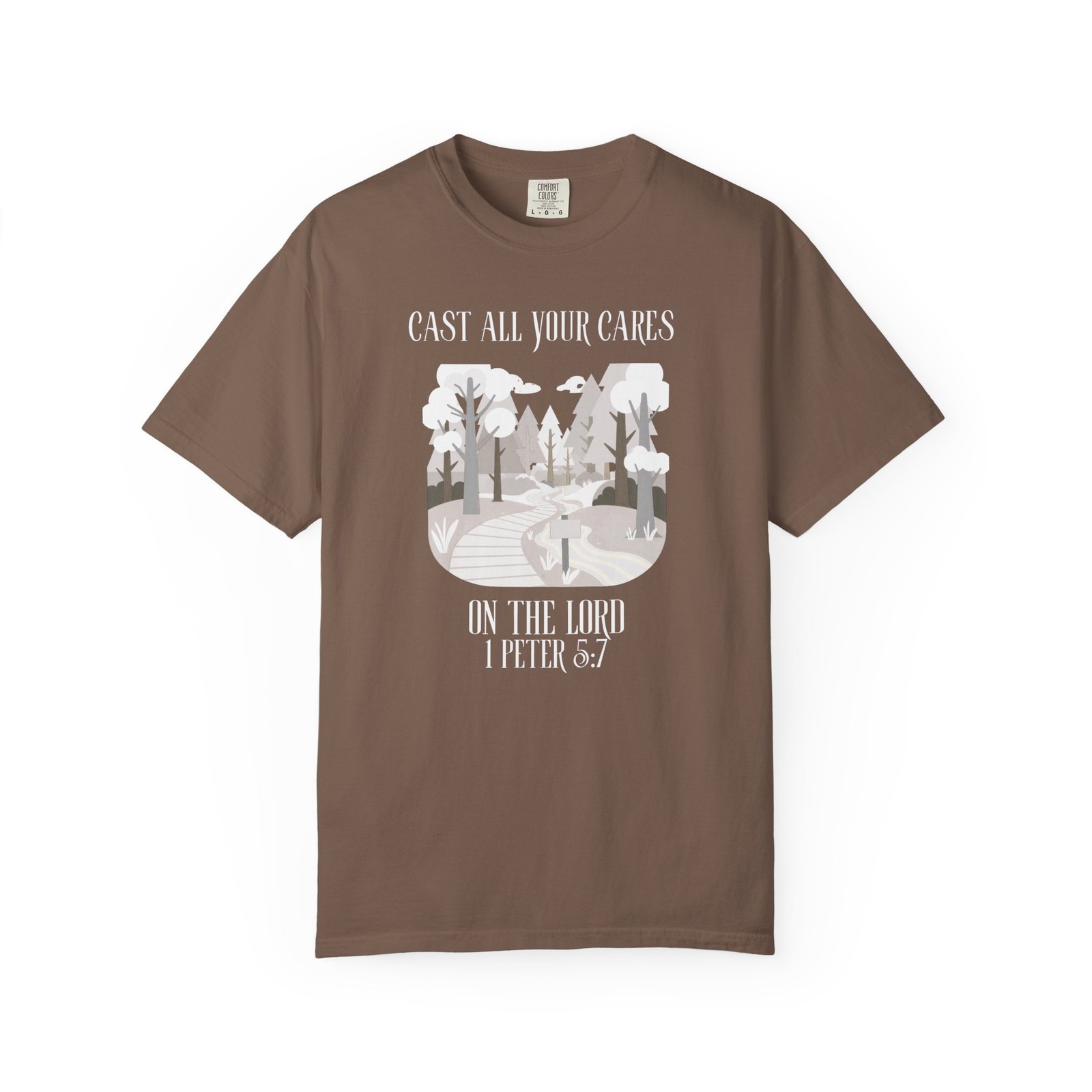 Cast All Your Cares Shirt Graphic Christian Shirts for Men Bible Verse T Shirt