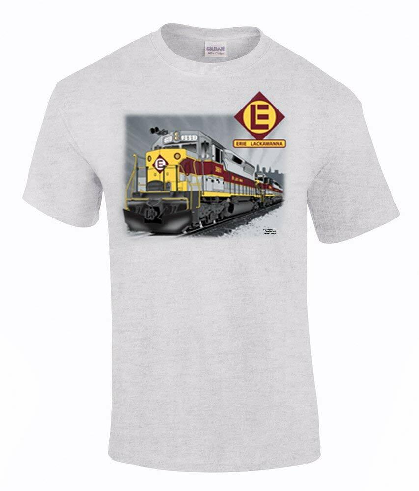 Erie Lackawanna SDP45 Train Authentic Railroad T-Shirt [02]