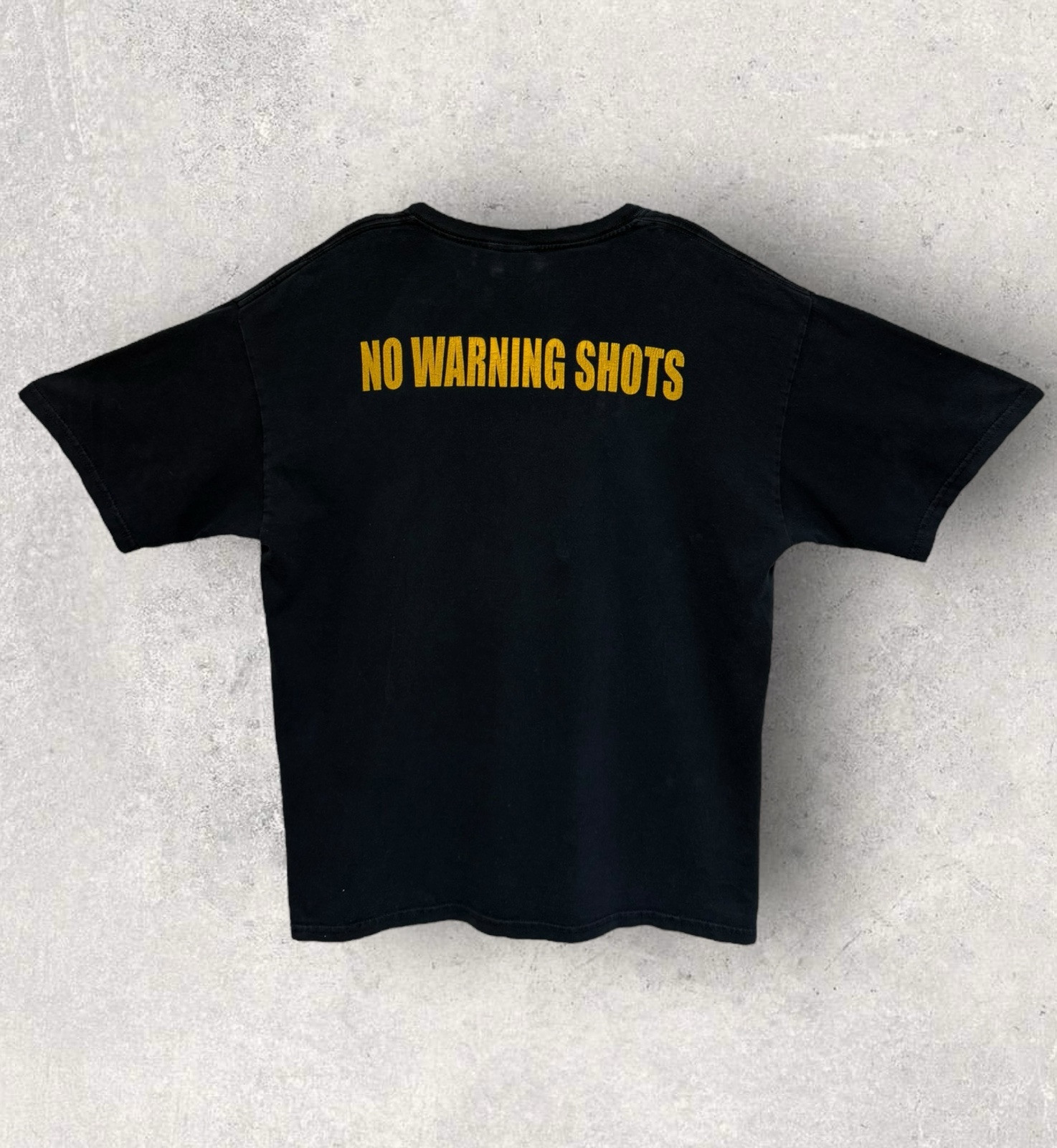 Vtg Embroidered Fido Semper Vigilans No Warning Shots T Shirt Large 22.5”x28”
