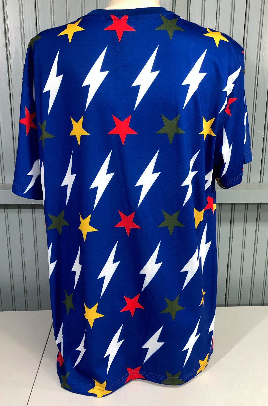 New & Rich 100 XXL Stars Lightning Bolts Cotton / Poly Mens T-Shirt