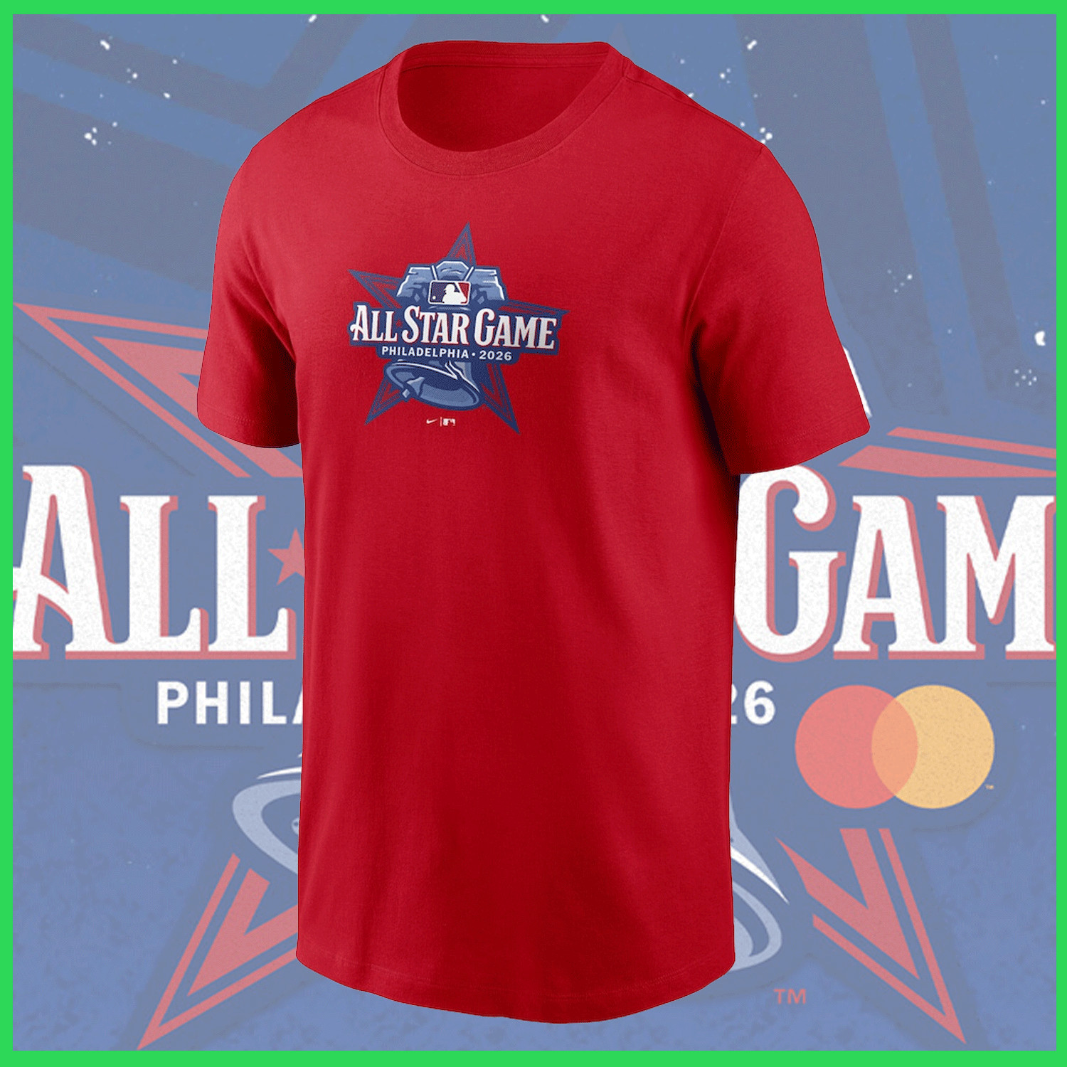 NEW 2026 MLB All-Star Game Logo T-Shirt Reprint Gildan Size S-3XL