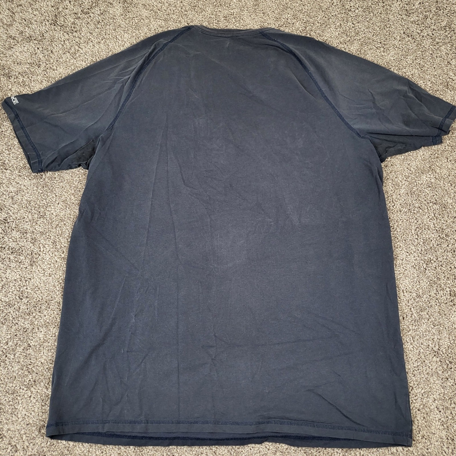 Carhartt Pocket Tee Mens 2XL Tall Blue Force Relaxed Fit Cotton Blend Flaw