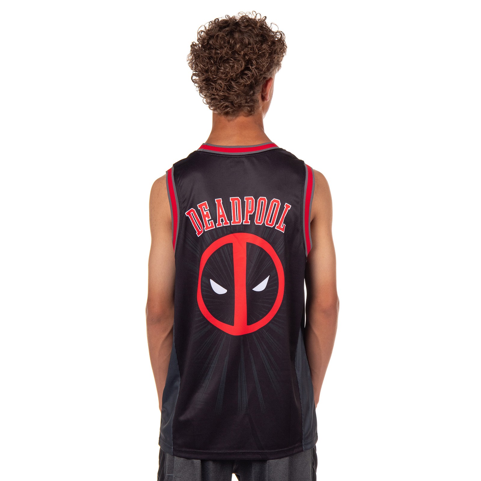 Marvel Deadpool Basketball Jersey Men’s Dead Baller Athletic Gym Tank Top