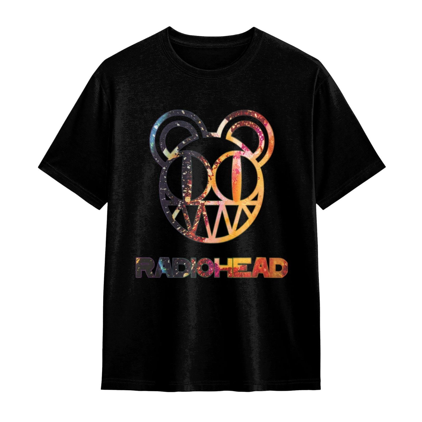 Vintage Rock Band Radiohead Modified Bear Graphic T-Shirt 90s Alternative Fan Te