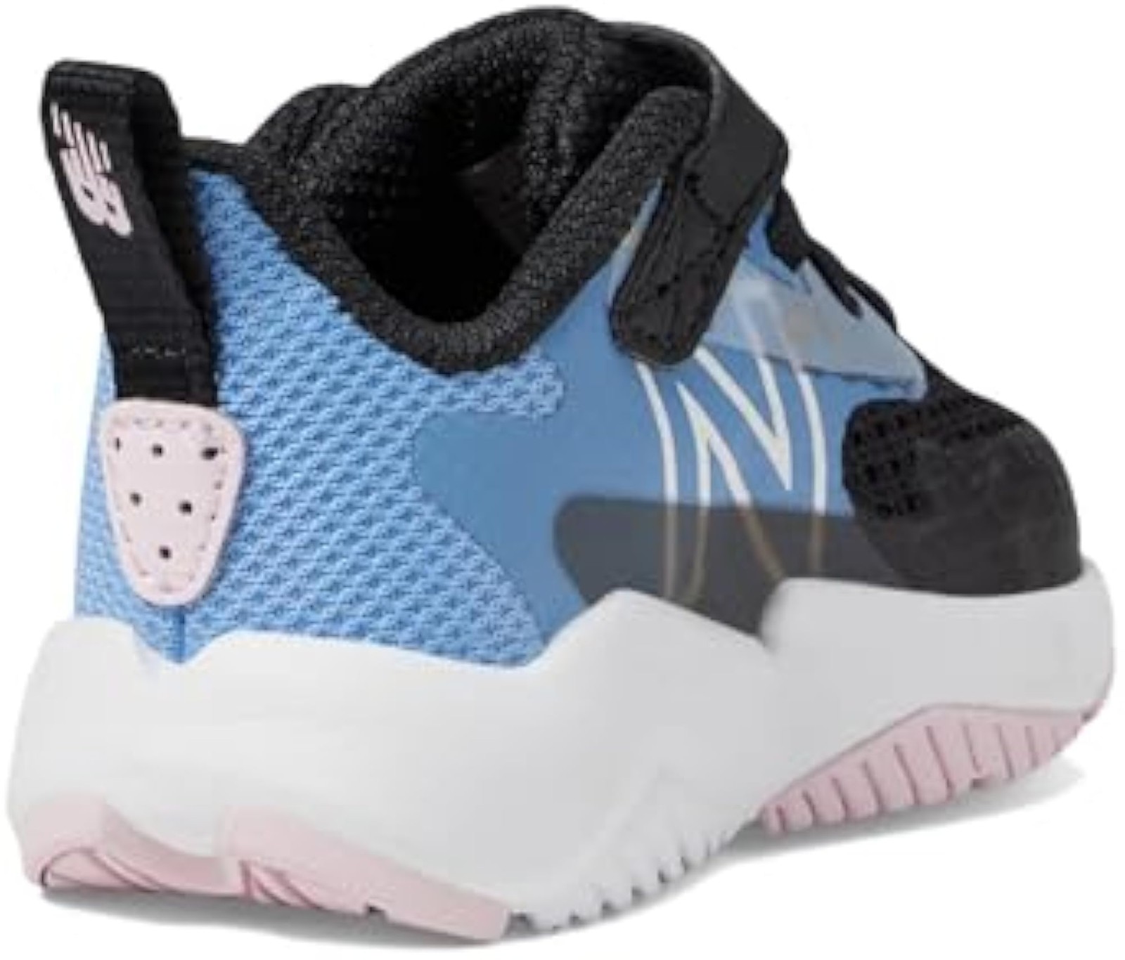 New Balance Rave Run V2 Bungee Lace with Top Strap Shoe, Lilac Glo/Sky Blue/Pixe
