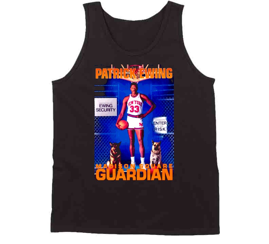 Retro 1980s Patrick Ewing Madison Square Guardian T Shirt