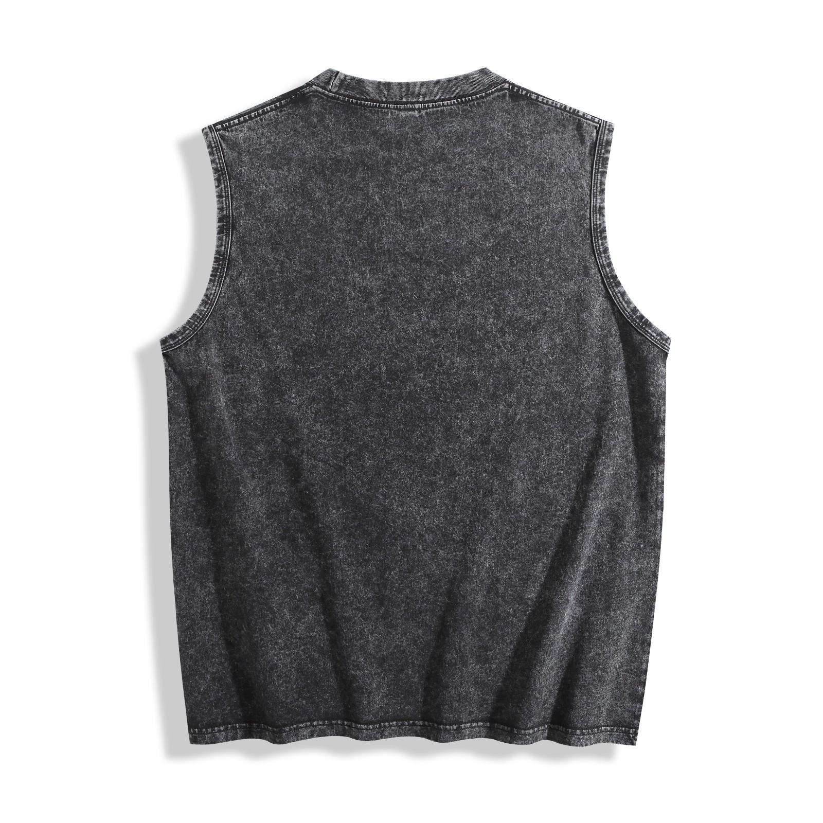 Men Wash Sleeveless Black Tank Top They Not Like Us Color Letter Print