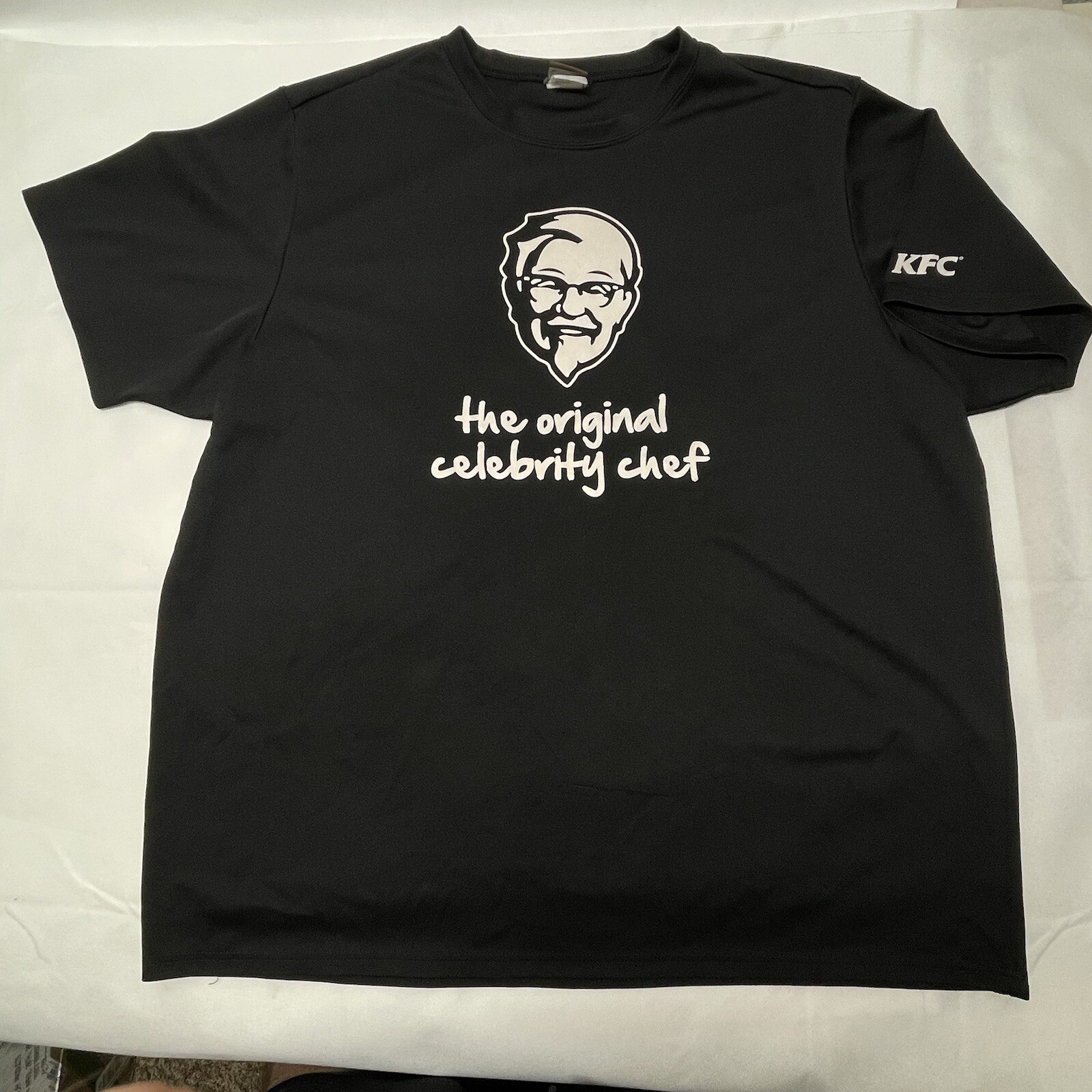 KFC Uniform Colonel Sanders Shirt The Original Celebrity Chef Graphic Tee Sz 3XL