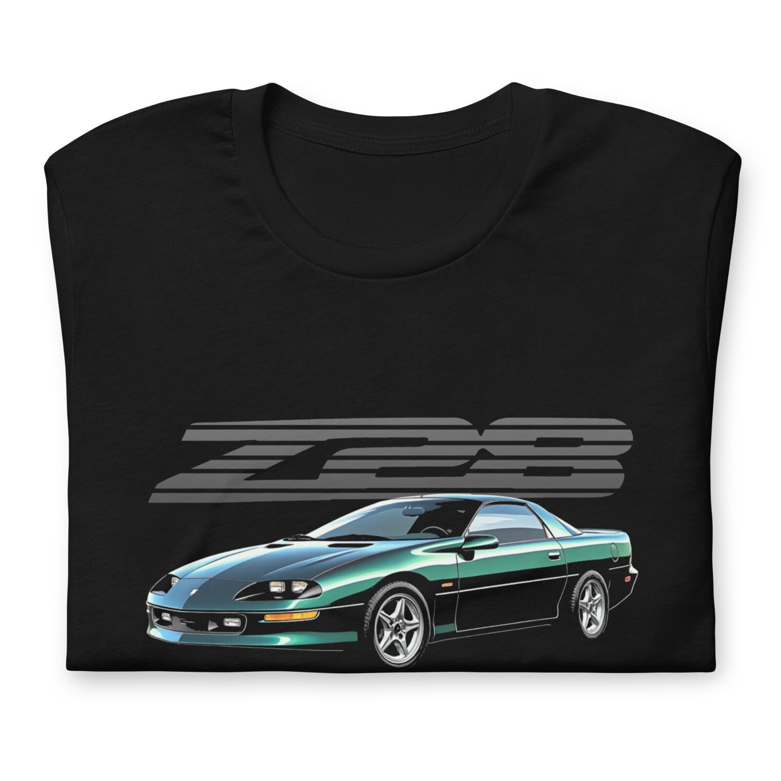 Green Camaro Z28 4th Gen Short-Sleeve T-Shirt