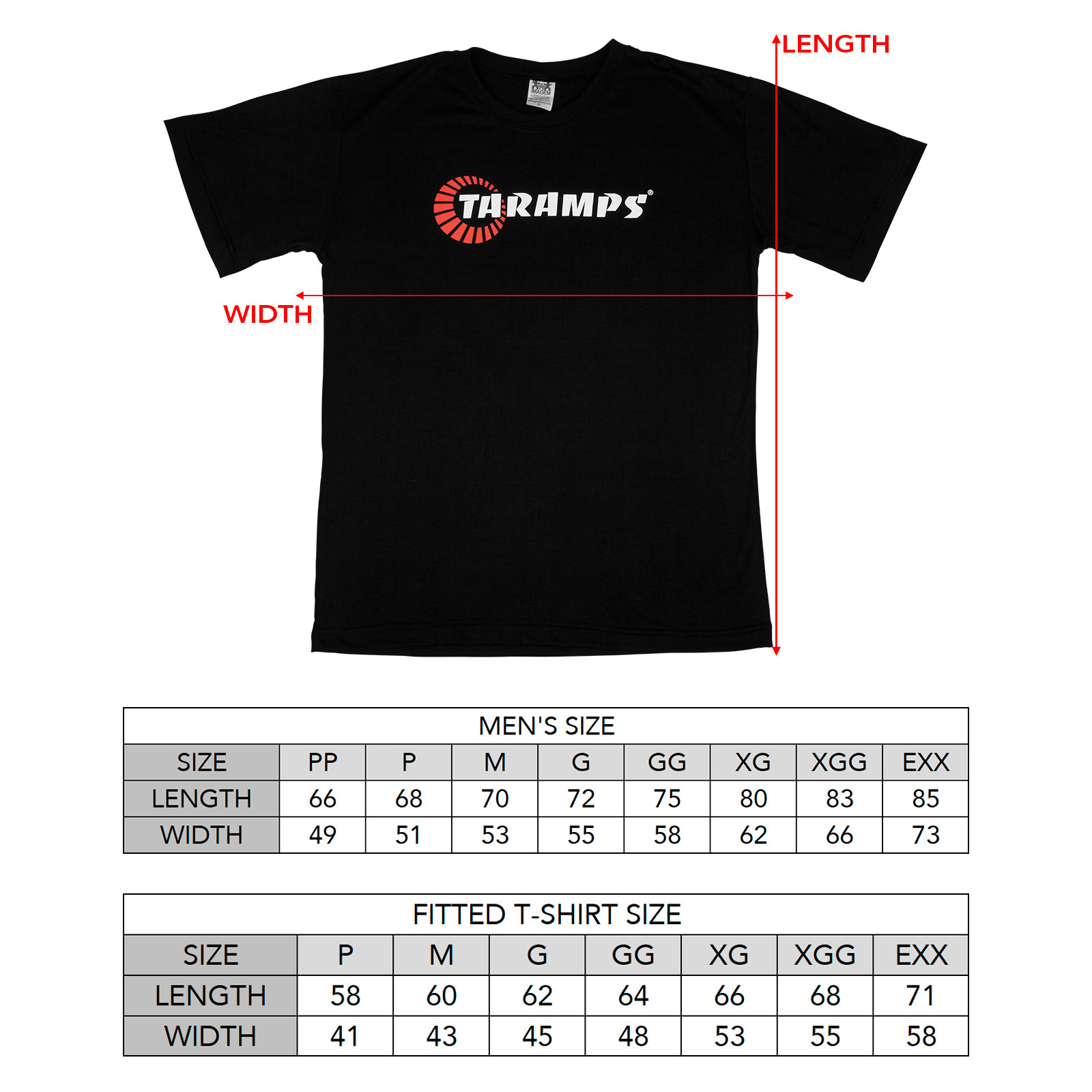 [US SELLER] Taramps Official Logo T-Shirt | Made in Brazil (Choose Your Size)