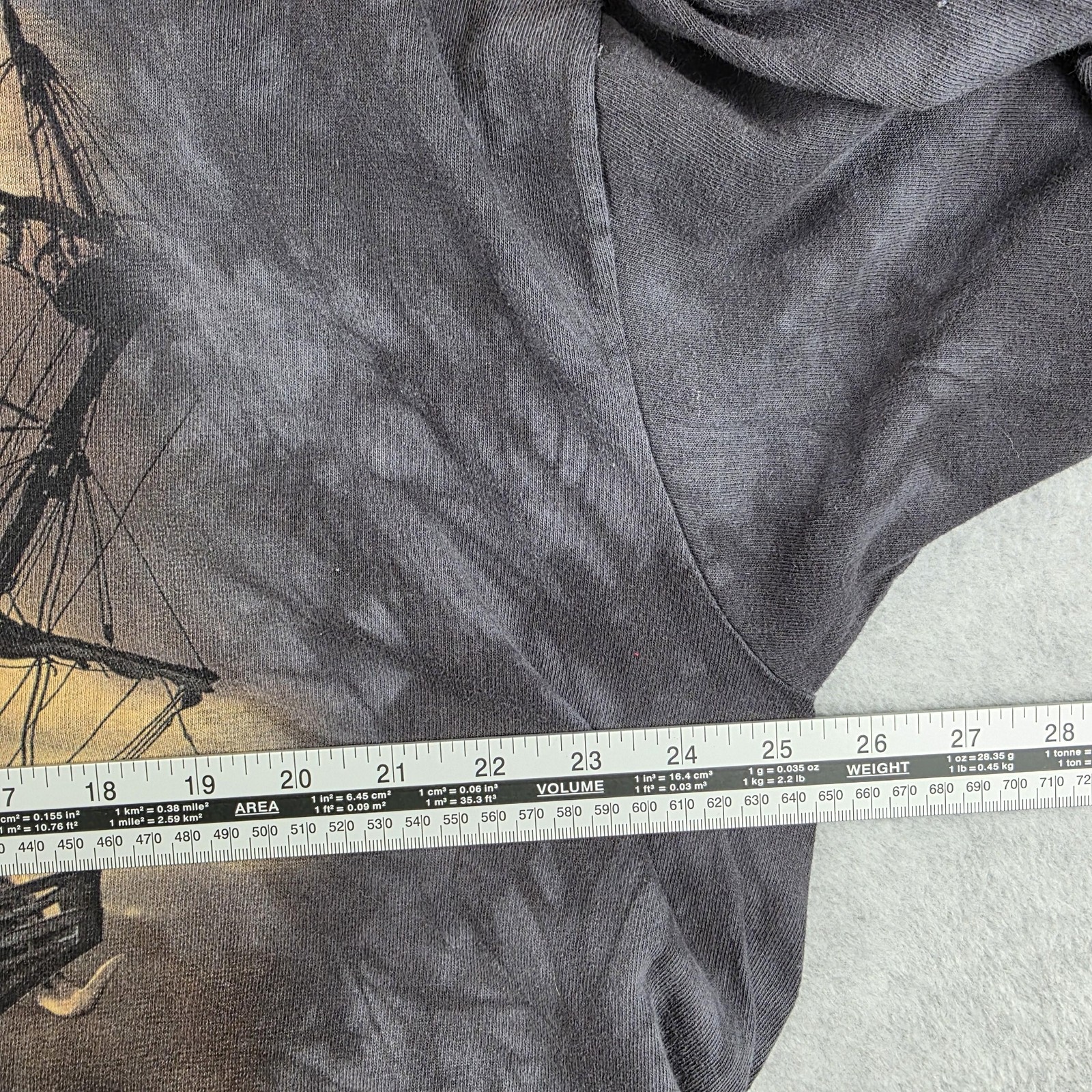 The Mountain Kraken T Shirt Mens 2XL Gray Nautical Pirate Ship Octopus Tee