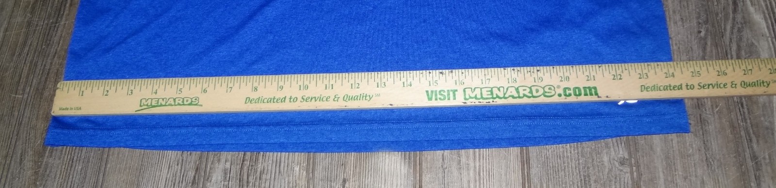 Epic Energy Zone Men’s Blue Polyester Short Slv Loose Fit T-Shirt Sz XL46-48