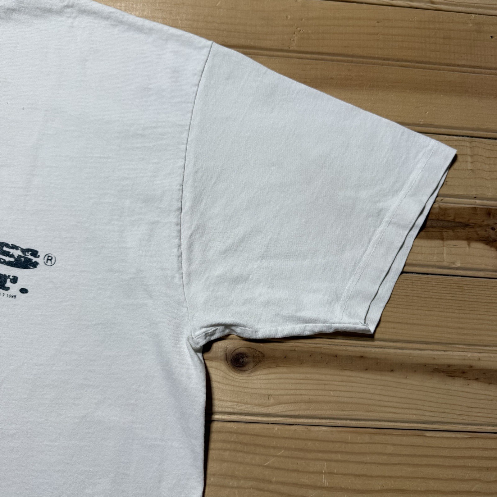 Vintage 1995 Guess Athletic Dept Baseball Graphic T-Shirt Size Medium / XL USA