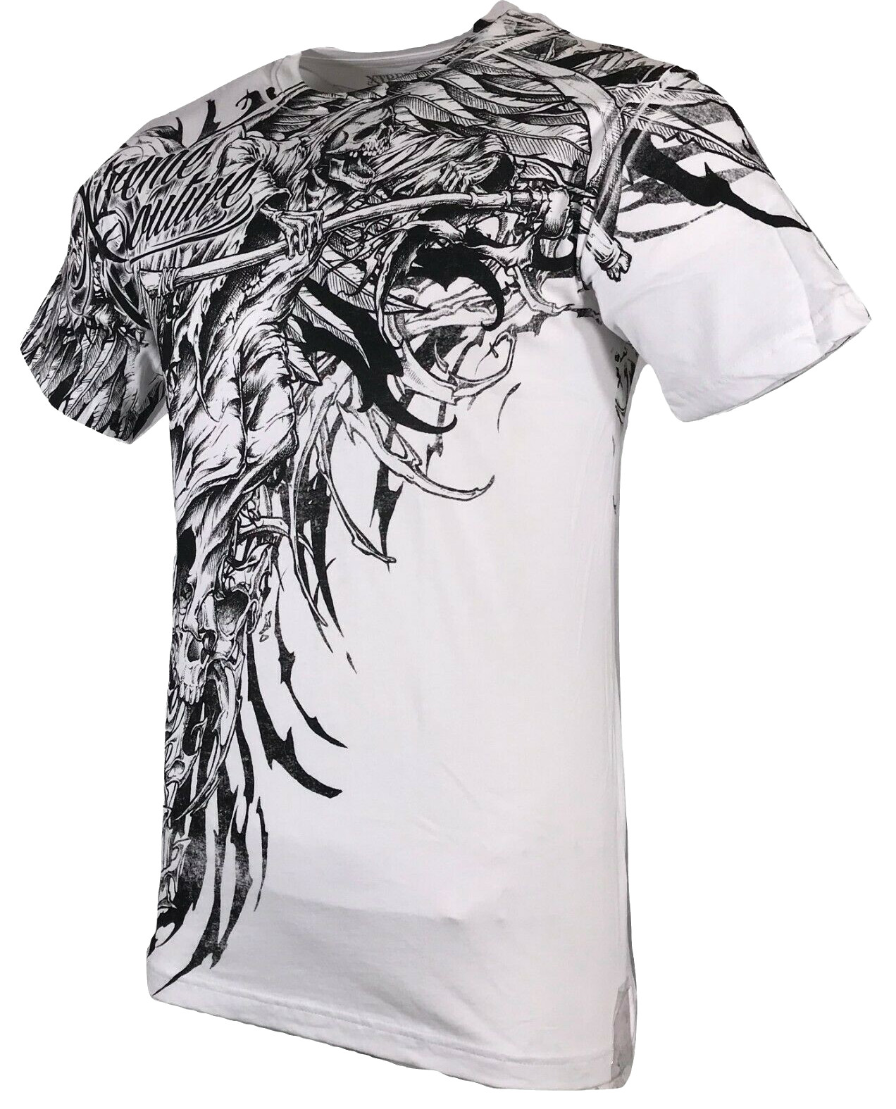 XTREME COUTURE by AFFLICTION Men’s T-Shirt SORROW Skull Biker MMA S-5X