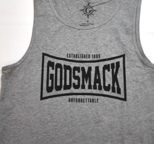Godsmack Mens Est 1995 Unforgettable Heather Gray Tank Top Shirt New Medium