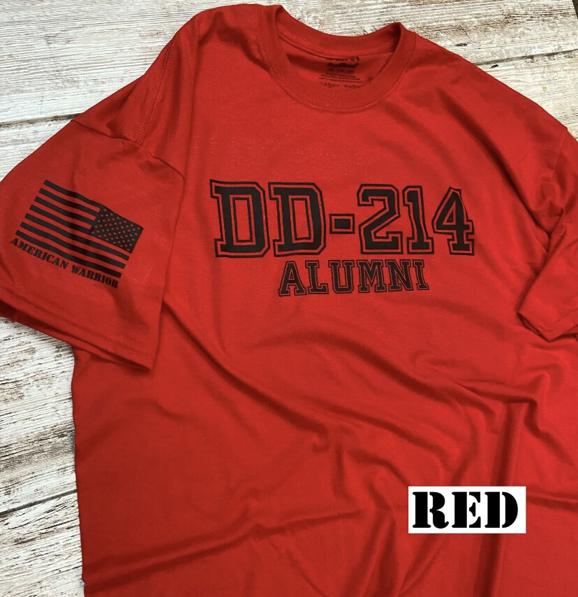 DD-214 Alumni Military T-shirt. Perfect For Marines, Army, Navy, Air-force 1