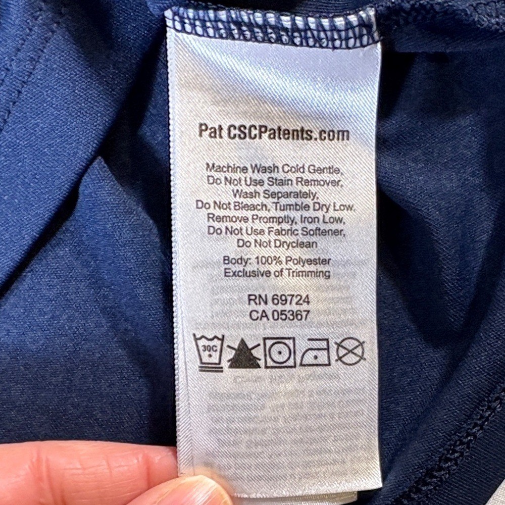 Columbia Navy Omni-Freeze Zero Performance Shirt Men’s Large Cooling Tee