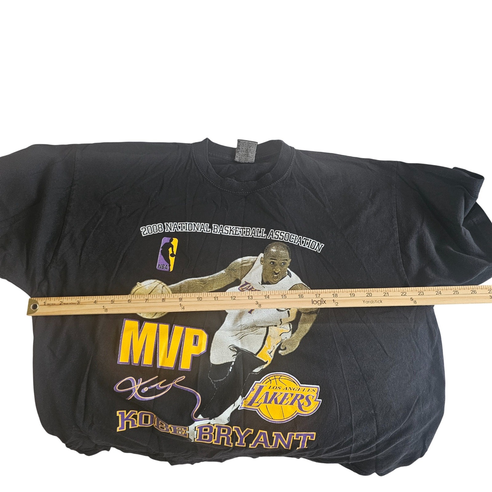 Vintage Kobe Bryant 2008 MVP T-Shirt Size 2X