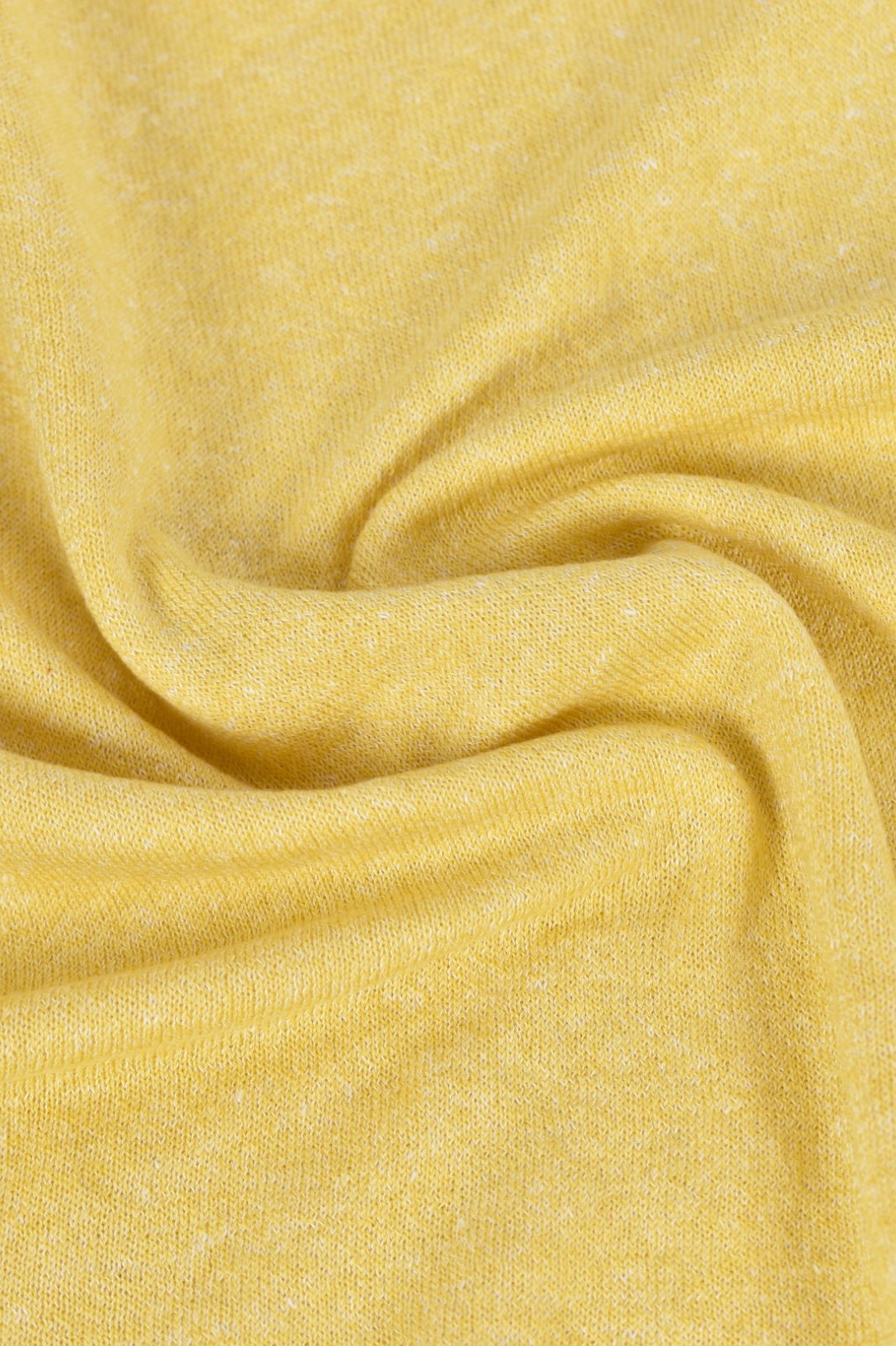 STILE LATINO t-shirt linen cotton EU 52 US 42 yellow melange normal fit