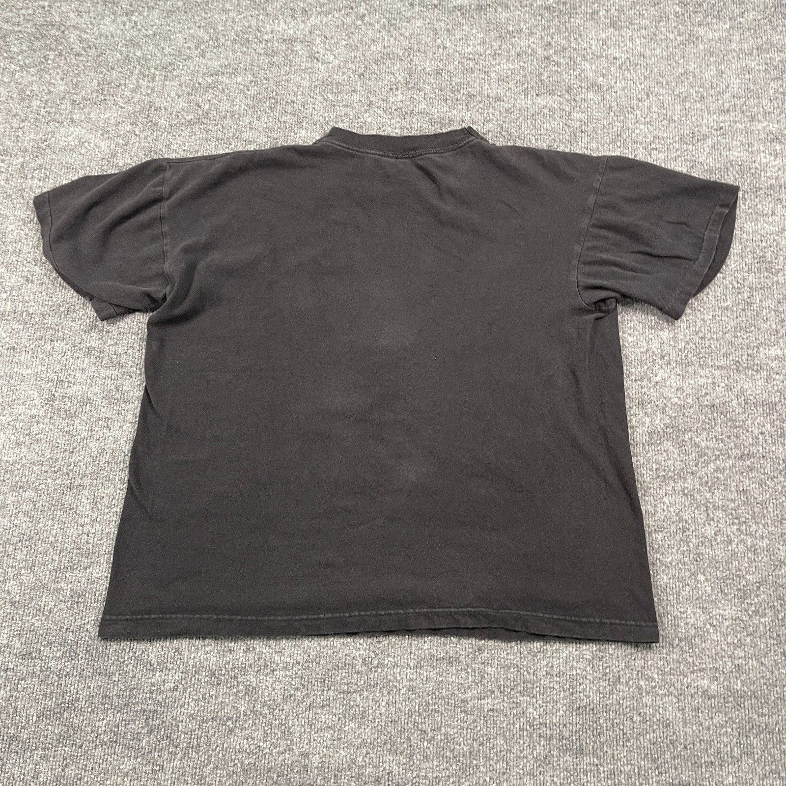 Vintage 90s Springhill Wild Wolf Autumn Art Shirt Large 22×22 Boxy Black