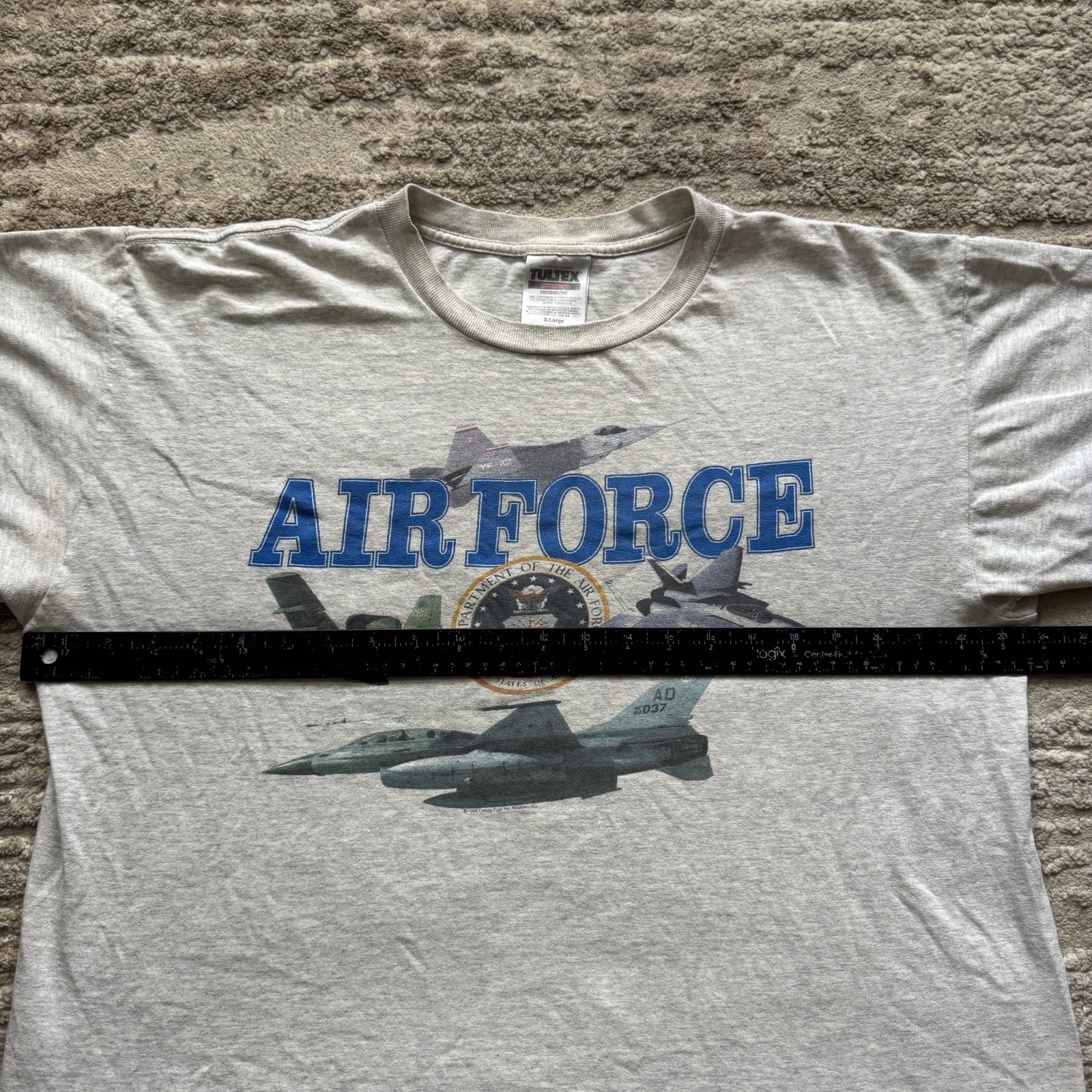 Vintage 90s Tultex United States Air Force Tee Men’s XL Military USAF Jets USA