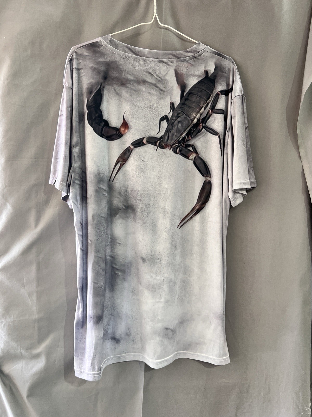 No Brand scorpion graphic print t-shirt Size L AOP TG2127 All Over Print Y2K