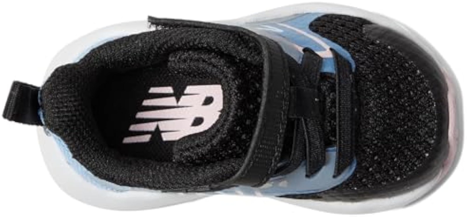 New Balance Rave Run V2 Bungee Lace with Top Strap Shoe, Lilac Glo/Sky Blue/Pixe