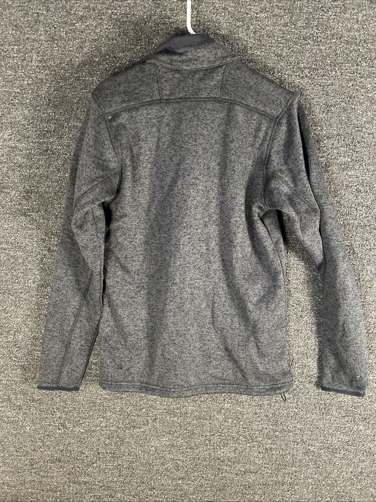 COLUMBIA MEN’S HALF ZIP SWEATER WEATHER (Black/Gray/ SMALL)