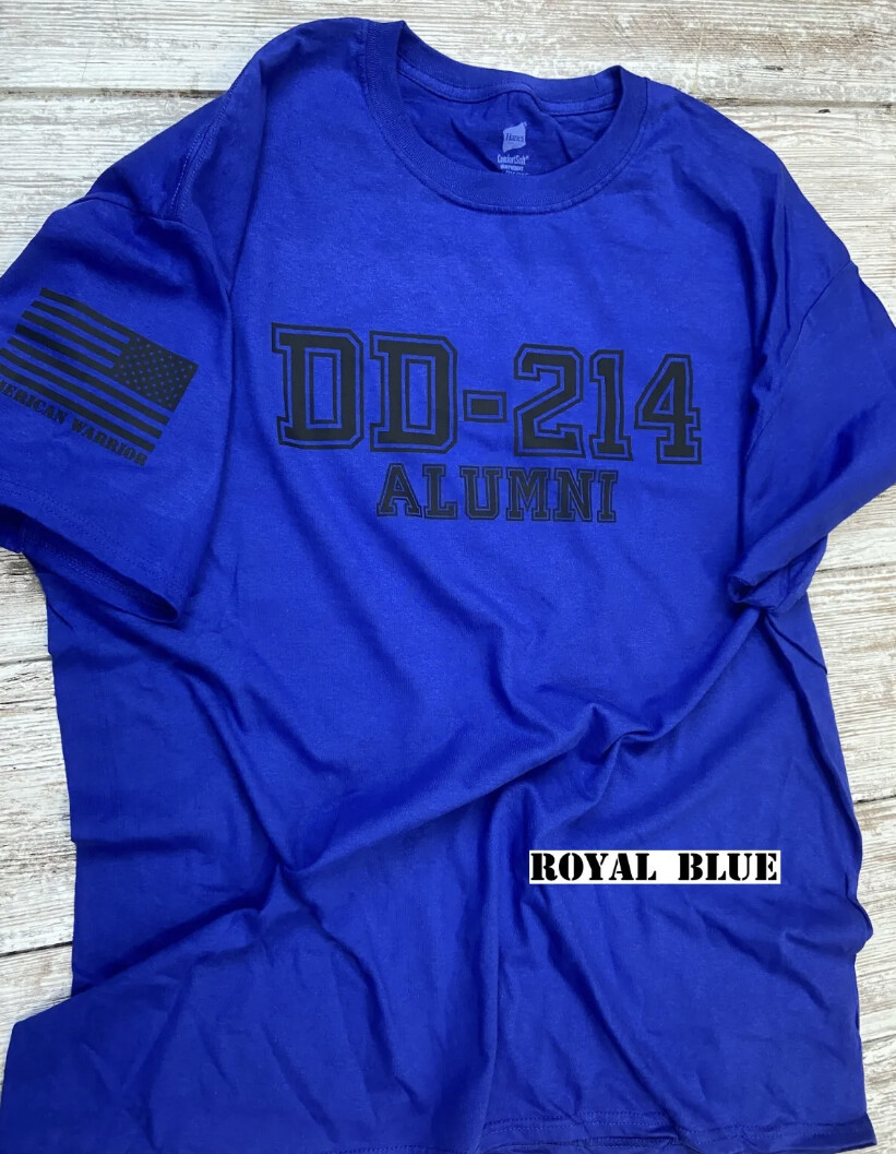 DD-214 Alumni Military T-shirt. Perfect For Marines, Army, Navy, Air-force 1