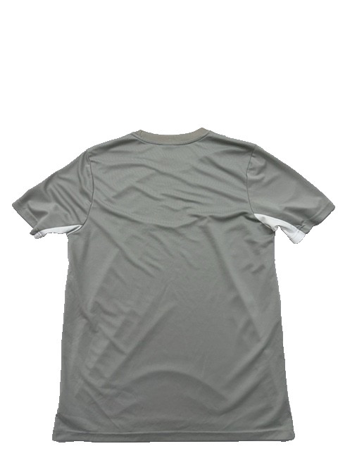 Nike T-Shirt Mens L Grey/White Dri-Fit Color Block