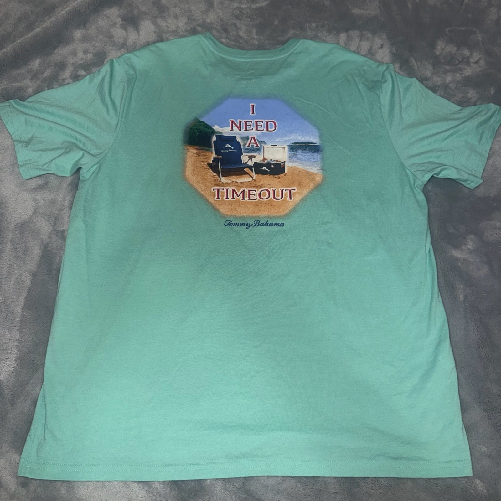 Tommy Bahama “I Need A Timeout” Beach Graphic T-Shirt Men’s Large