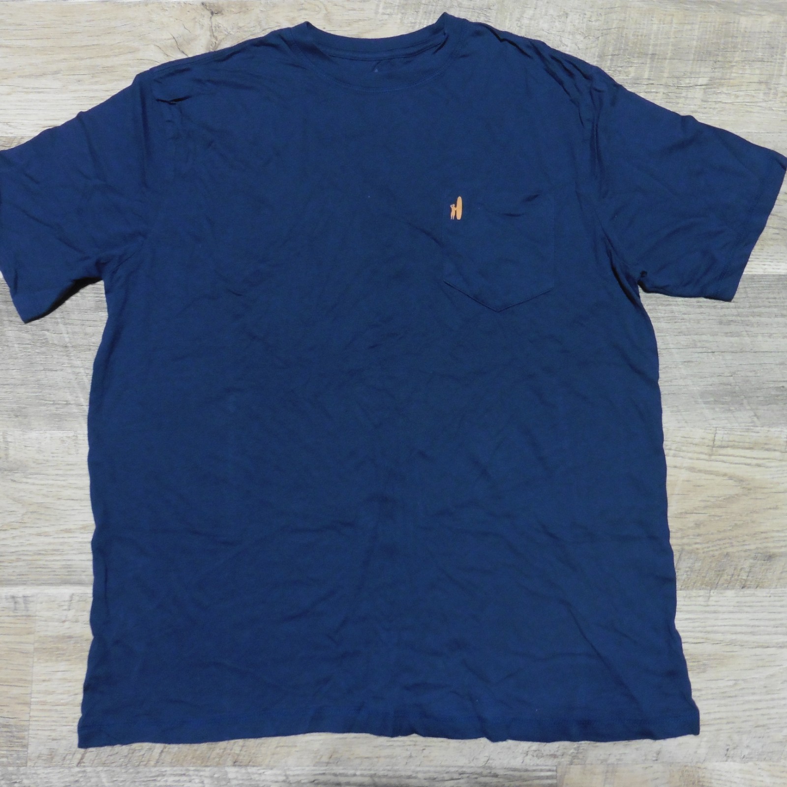 JOHNNIE O Mens M MEDIUM T SHIRT KAHUNA WAVE SHORT SLEEVE NAVY BLUE GOLF TEE