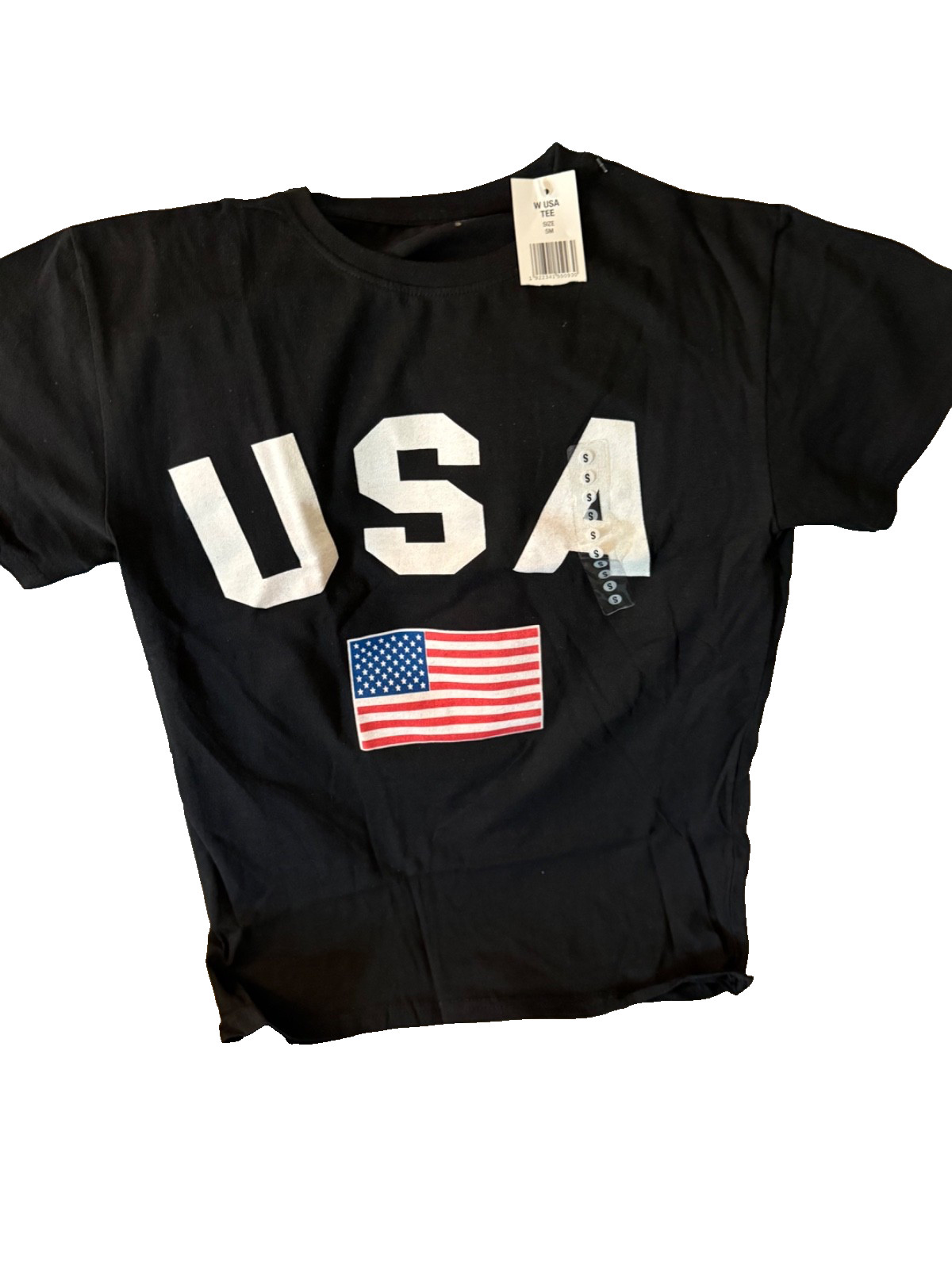 Black USA Brisco Brands T-Shirt