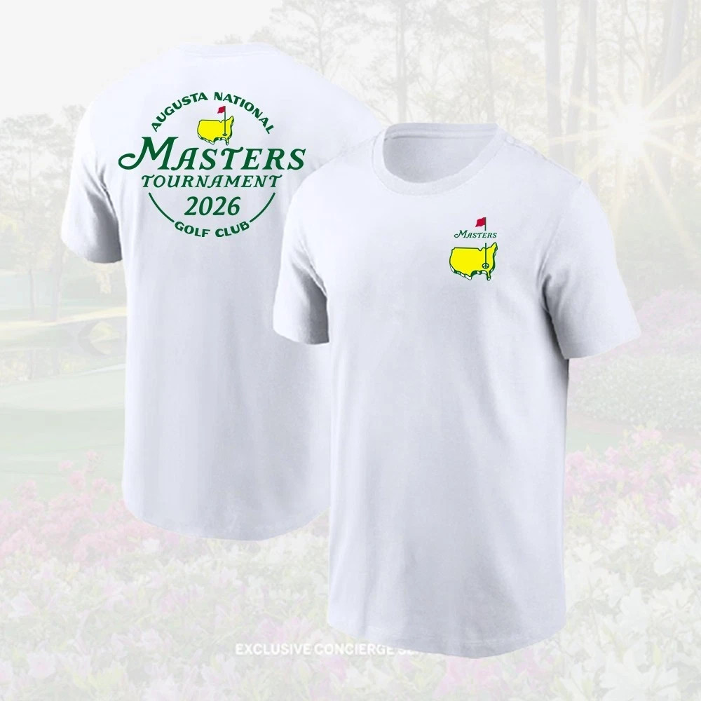 HOT – 2026 Masters Logo 2-sided T Shir Golf Club Tee Fan Gifts The Masters Golf