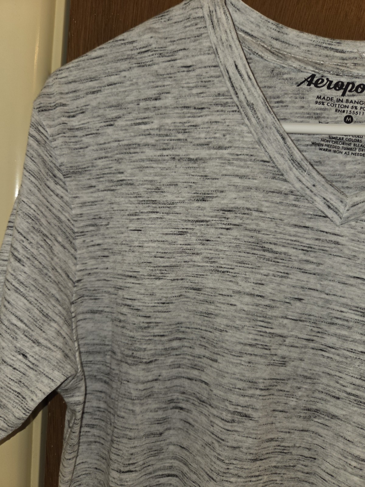 Aeropostale Mens Medium M Vneck Tshirt Partial New Tag See Description Sold Asis
