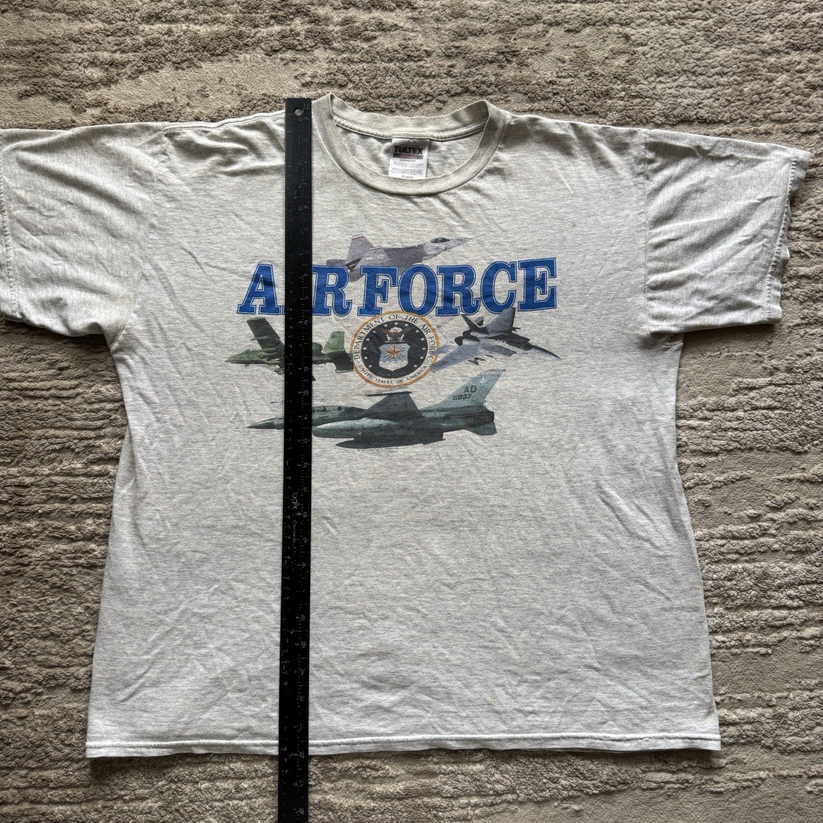 Vintage 90s Tultex United States Air Force Tee Men’s XL Military USAF Jets USA
