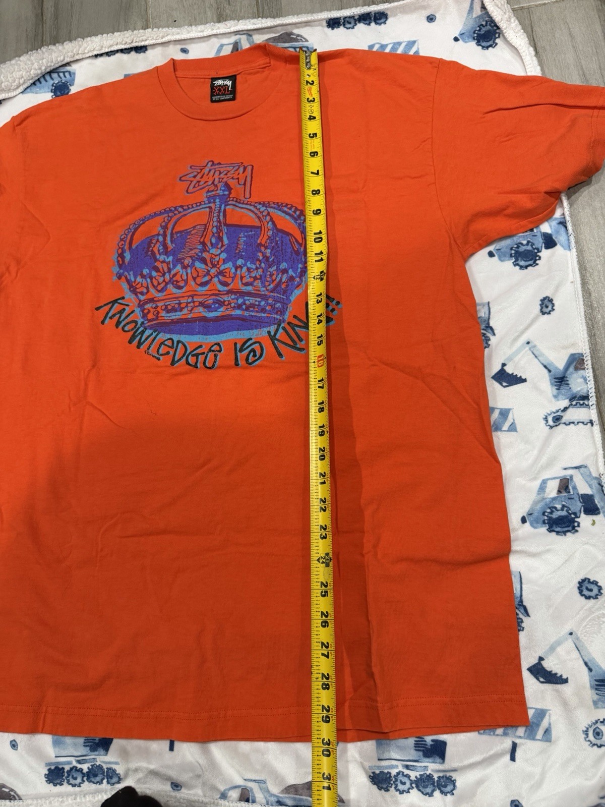 RARE Vintage Stussy Knowledge Is King Shirt