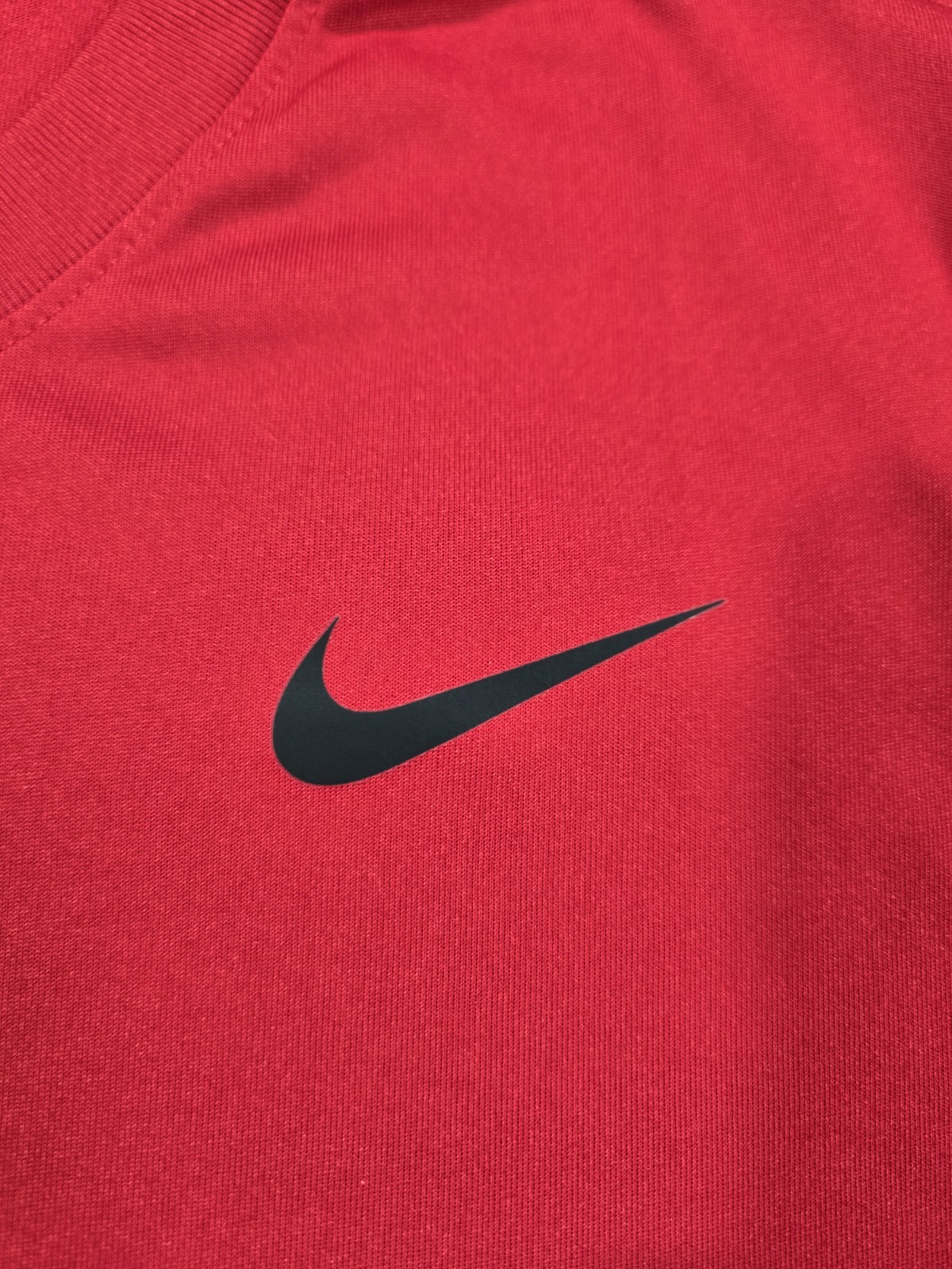Mens Nike DriFit Legend Fitness Short Sleeve T Shirt Red Large Workout Gym