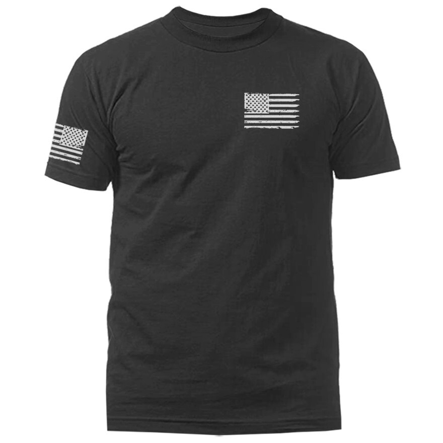 US Flag Crest USA American Pride Patriot Patriotic Graphic T-shirt